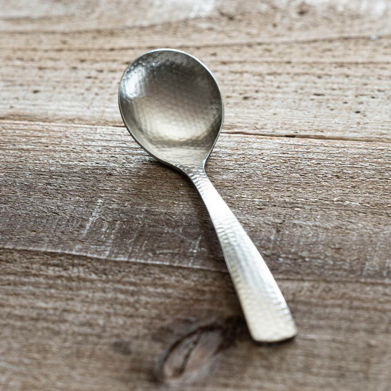 Nagomi Hammered Style Stainless Steel Table Spoon (17.5cm) featuring a textured tsuchime finish across the handle and bowl.