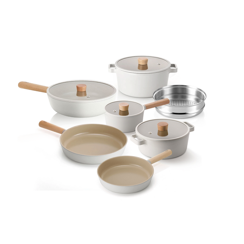 Neoflam Fika Ceramic Nonstick Induction Cookware Set - 11-Piece