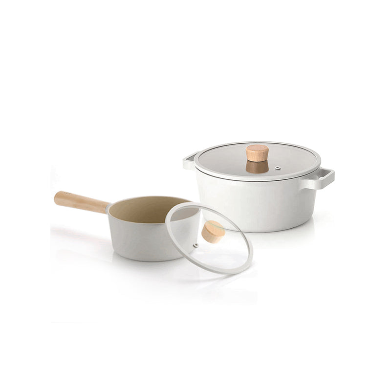 Neoflam Fika Ceramic Nonstick Induction Cookware Set - 4-Piece