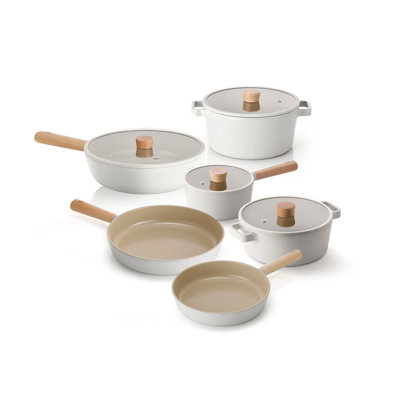Neoflam Fika Ceramic Nonstick Induction Cookware Set - 10-Piece