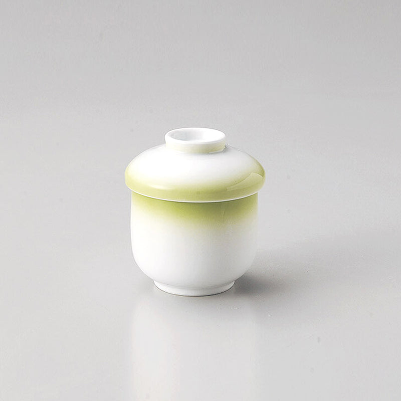 Niiro mini chawanmushi bowl with lid in two-tone glaze