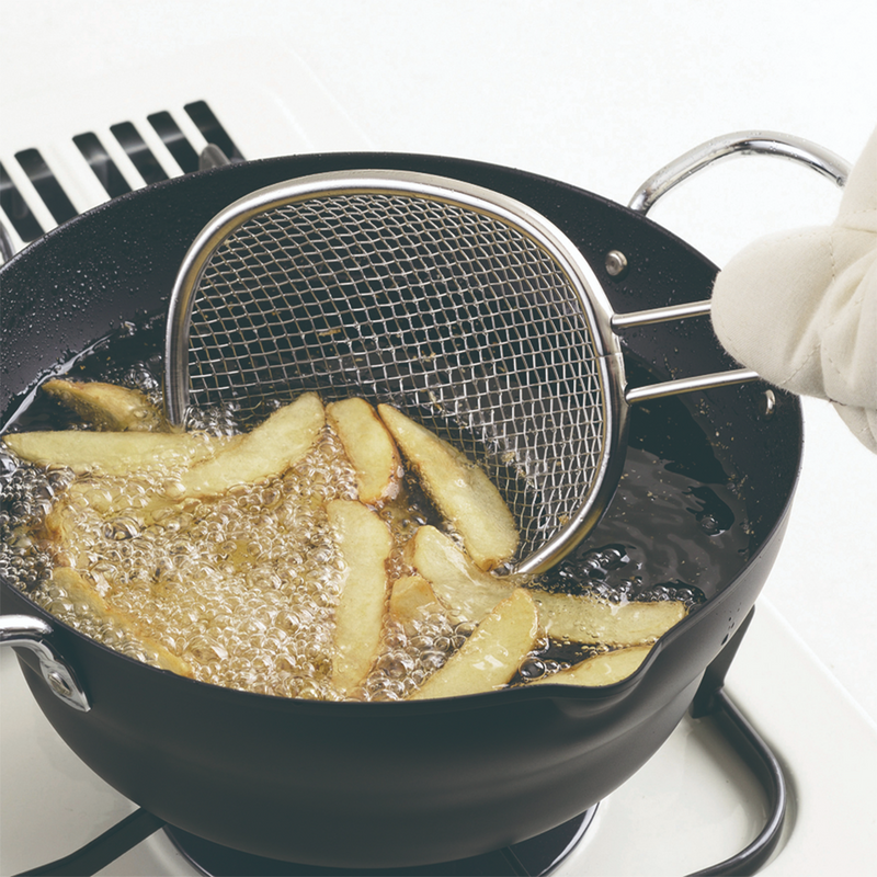 Pearl Life Stainless Steel Deep Frying Strainer - 30cm