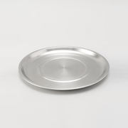 A product image of the Ryoumiya stainless steel serving and draining tray.


