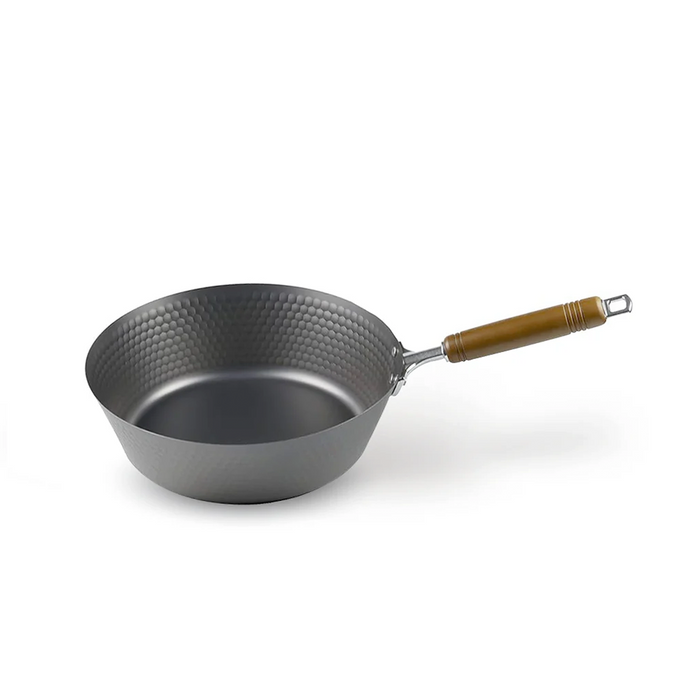 Pearl Life Hammered Style Nitrided Carbon Steel Induction Wok - 26cm