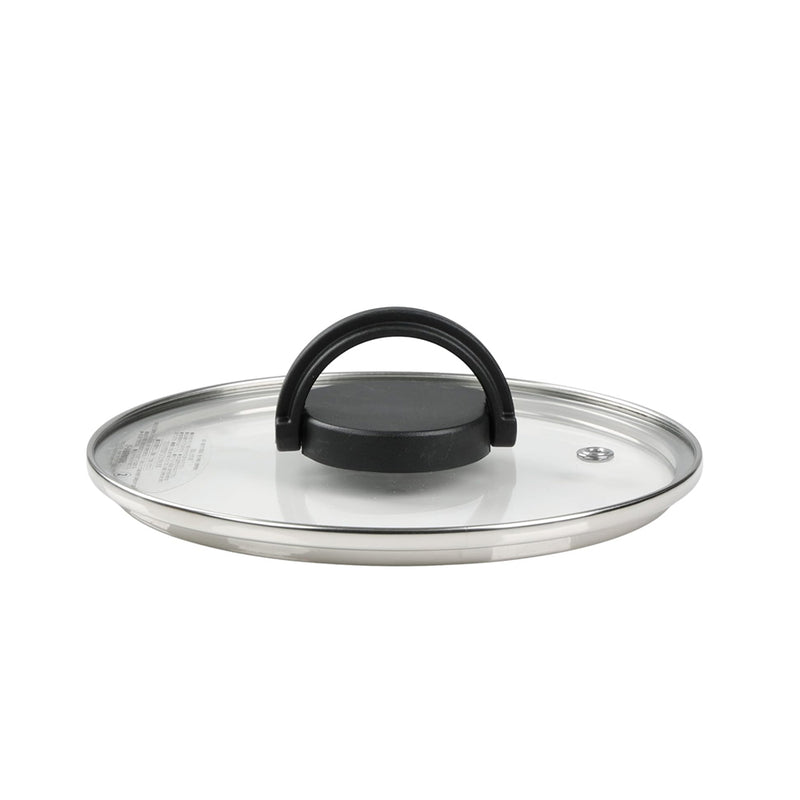 Pearl Metal Flat Style Tempered Glass Lid - 26cm