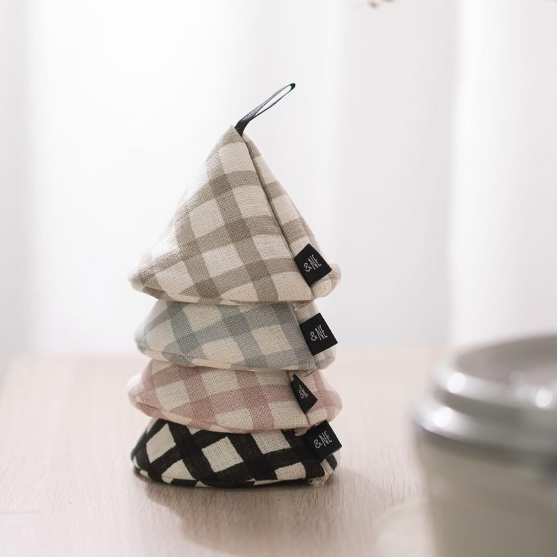 &NE Japanese Pot Holder - Grey Check