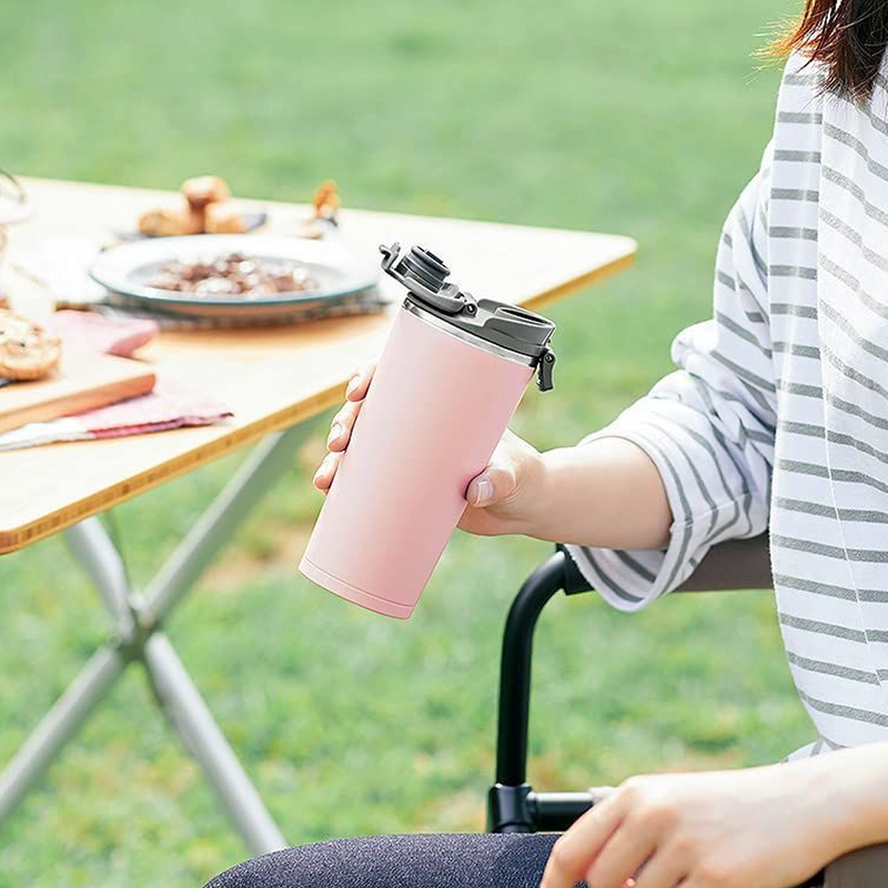 Zojirushi Stainless Carry Tumbler - 300ml (SX-KA30-PM) - Light Pink