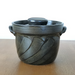 Saji Black Glaze Donabe (Japanese Clay Pot) Rice Pot with Double Lids 5 Cups 3