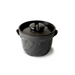 Saji Black Glaze Donabe (Japanese Clay Pot) Rice Pot with Double Lids 5 Cups