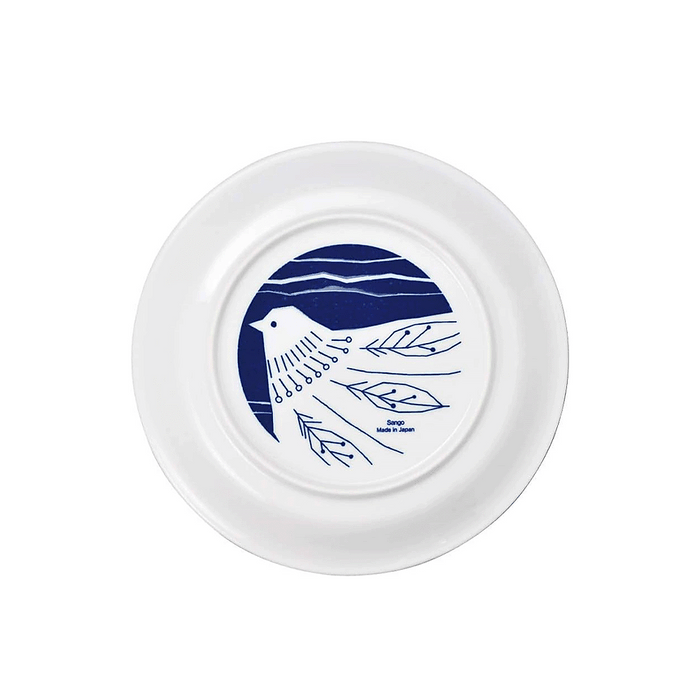 Sango Toki Irutte Bird Dinner Plate (25cm) - Made in Japan