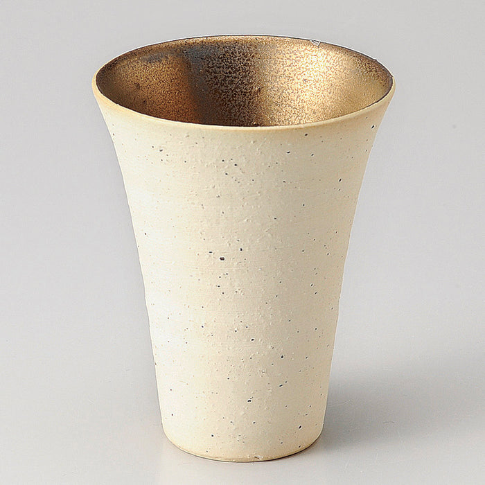 Shigaraki Yaki Shime Cup - Set of 2 - Gold Colour