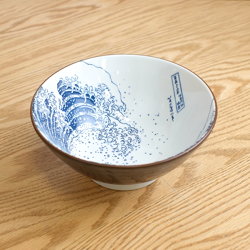 Showa Seito The Great Wave Soba Bowl - 18cm