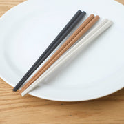 Sunlife Octagonal Chopsticks - 23cm - Charcoal, White & Taupe - Pack of 3 Pairs
