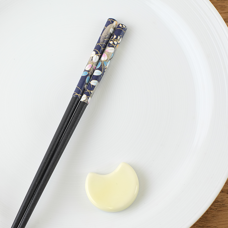 Sunlife Washi Moon Autumn Flowers Japanese Lacquerware Chopsticks - 22.5cm