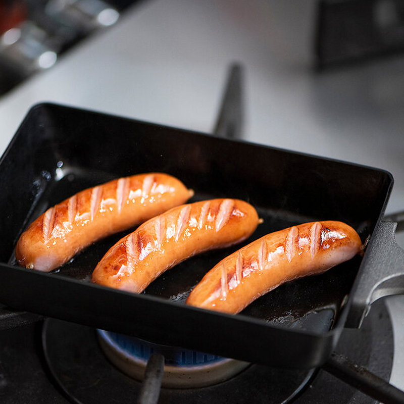 Takumi Japan Carbon Steel Tamagoyaki Omelette Pan - 10x15cm