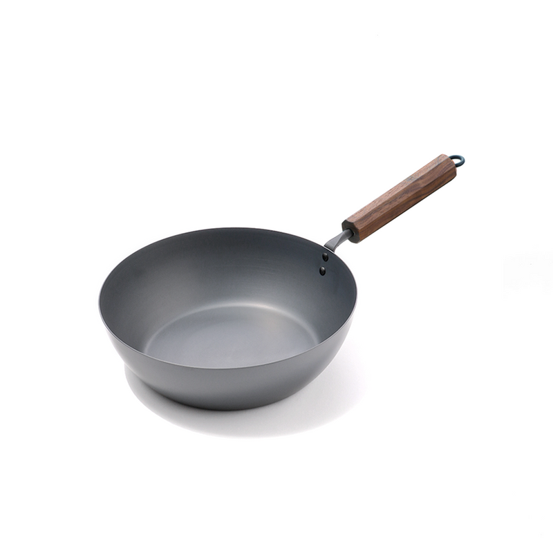 Tanabe Kanagu Nitrided Carbon Steel Induction Wok - 26cm