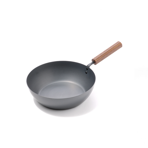 Tanabe Kanagu Nitrided Carbon Steel Induction Wok - 26cm