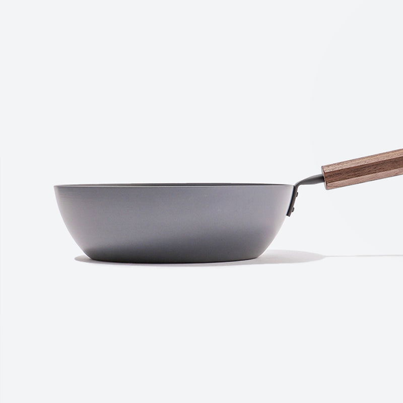 Tanabe Kanagu Nitrided Carbon Steel Induction Wok - 30cm