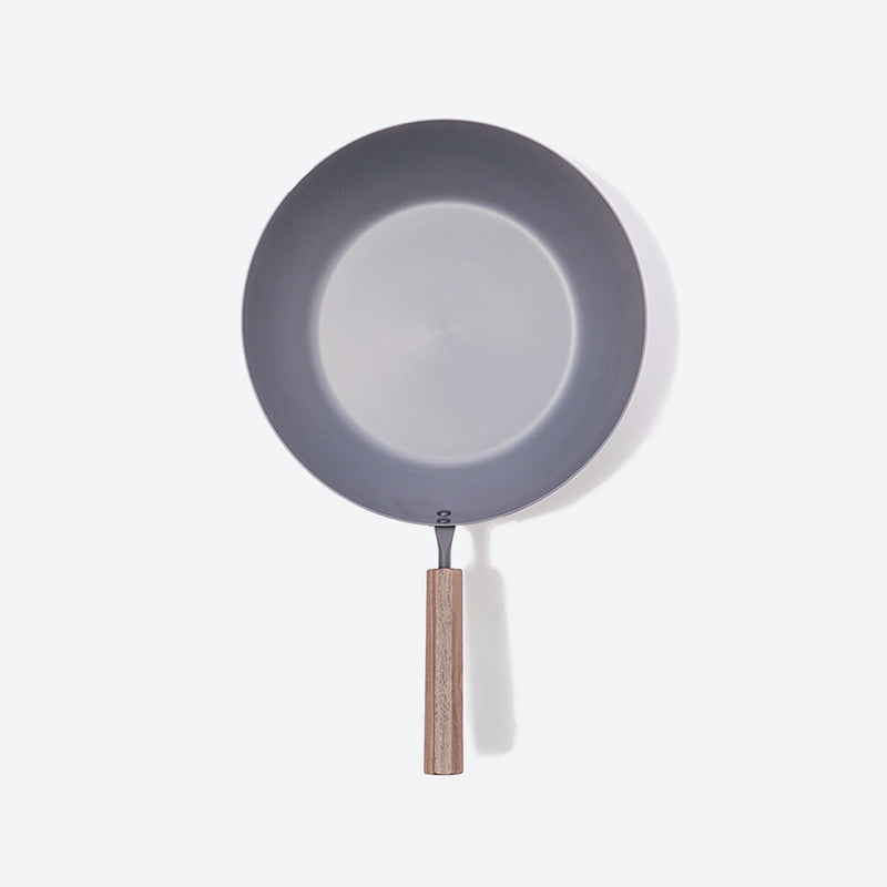 Tanabe Kanagu Nitrided Carbon Steel Induction Wok - 30cm