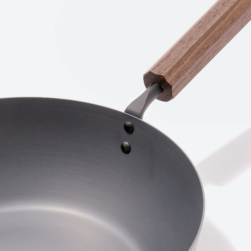 Tanabe Kanagu Nitrided Carbon Steel Induction Wok - 30cm