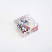 Fugaku Hyakkei acrylic chopstick rest set boxed, Great Wave rest visible on top