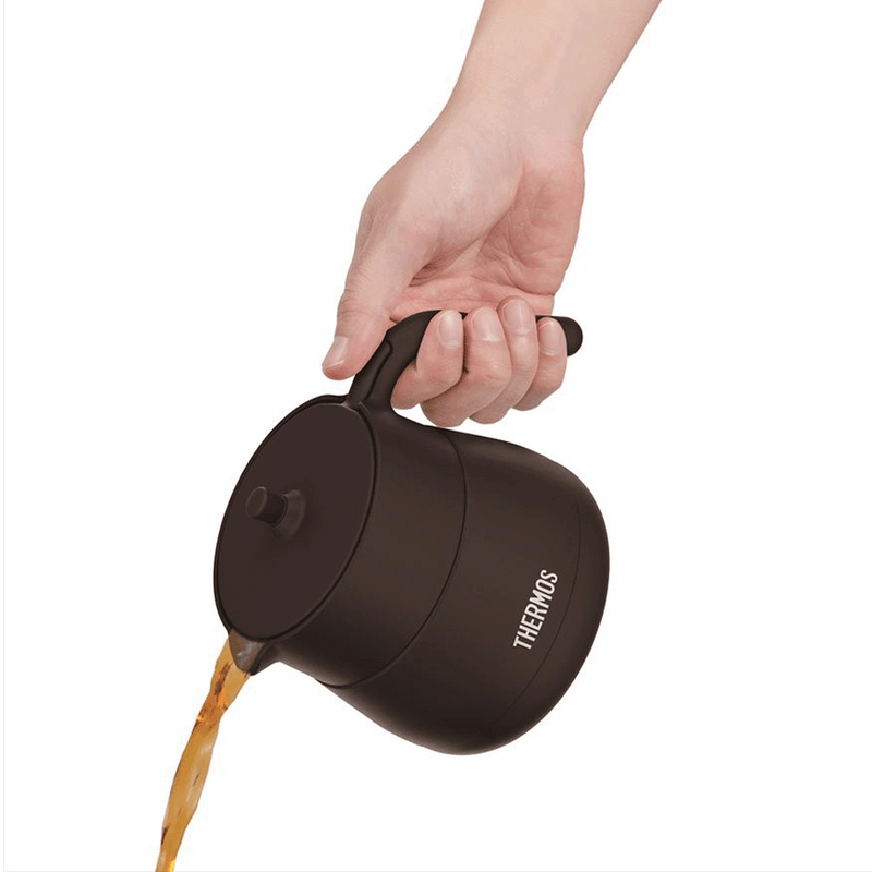 Thermos Vacuum Insulated Teapot - 450ml (TTE-450) - Brown