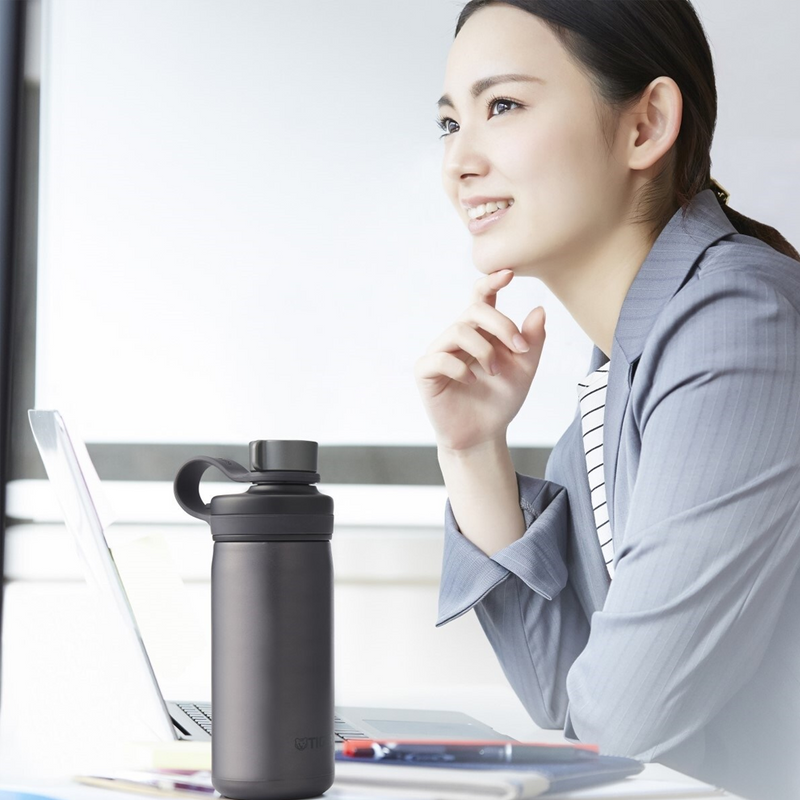 Tiger Vacuum Insulated Carbonated Bottle - 500ml (MTA-T050) - Steel Grey