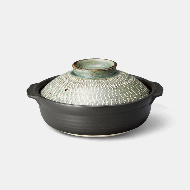 Tochiri Uguisu Artisanal Donabe Japanese Clay Pot 25cm (Size 8) - Lid and Body