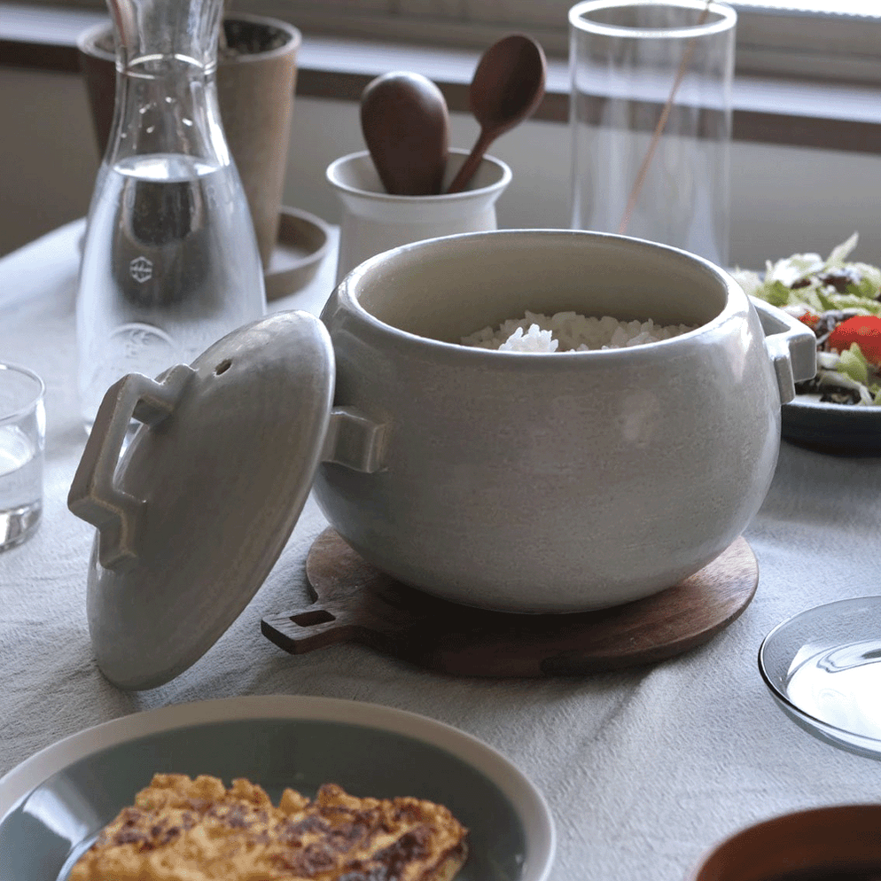 Tojiki Tonya Donabe Rice Pot 3 Cups Made in Japan