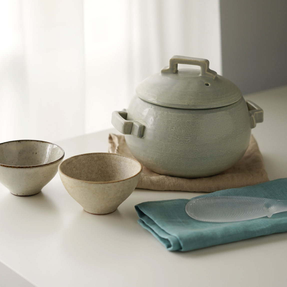 Tojiki Tonya Donabe Rice Pot 3 Cups Made in Japan