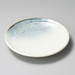 24cm Touga plate reflecting oceanic depths with its serene blue and rustic color blend.