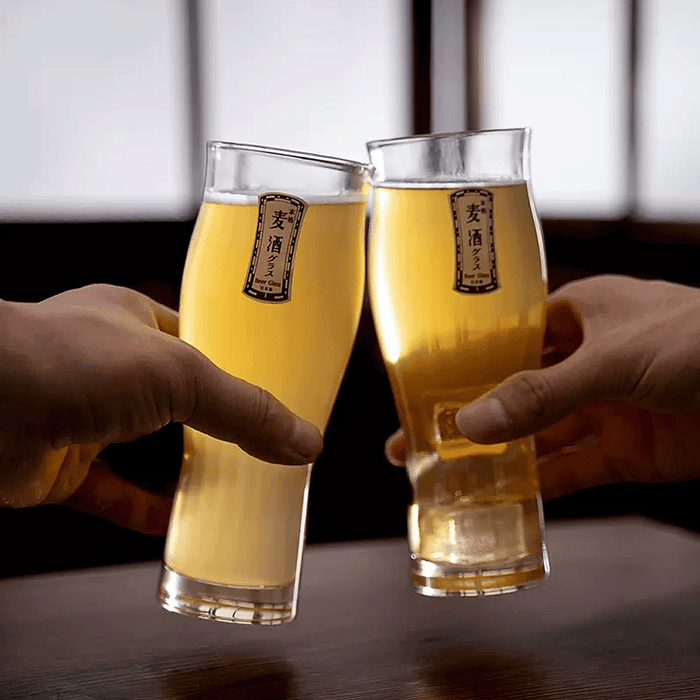 Toyo Sasaki Amber Schooner Beer Glass 360ml