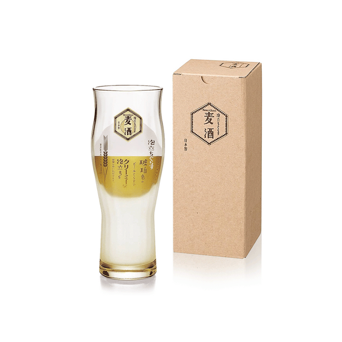 Toyo Sasaki Amber Schooner Beer Glass 360ml