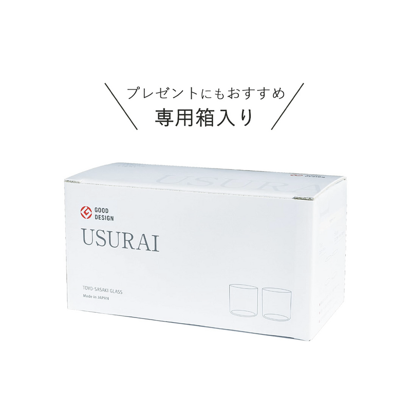 Toyo Sasaki USURAI On The Rock Glass Set - 355ml - 2 Pieces