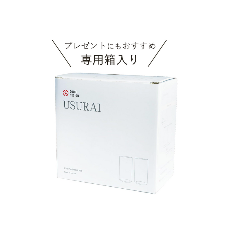 Toyo Sasaki USURAI Tumbler Set - 560ml - 2 Pieces