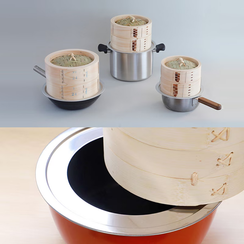 Tsubame Sanjo Stainless Steel Bamboo Steamer Adapter Ring