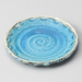 This little plate features the allure of Turkish blue, showcasing a captivating wave pattern.