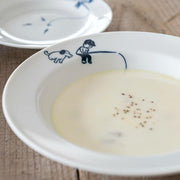 Underwater Adventure bowl serving soup at the table