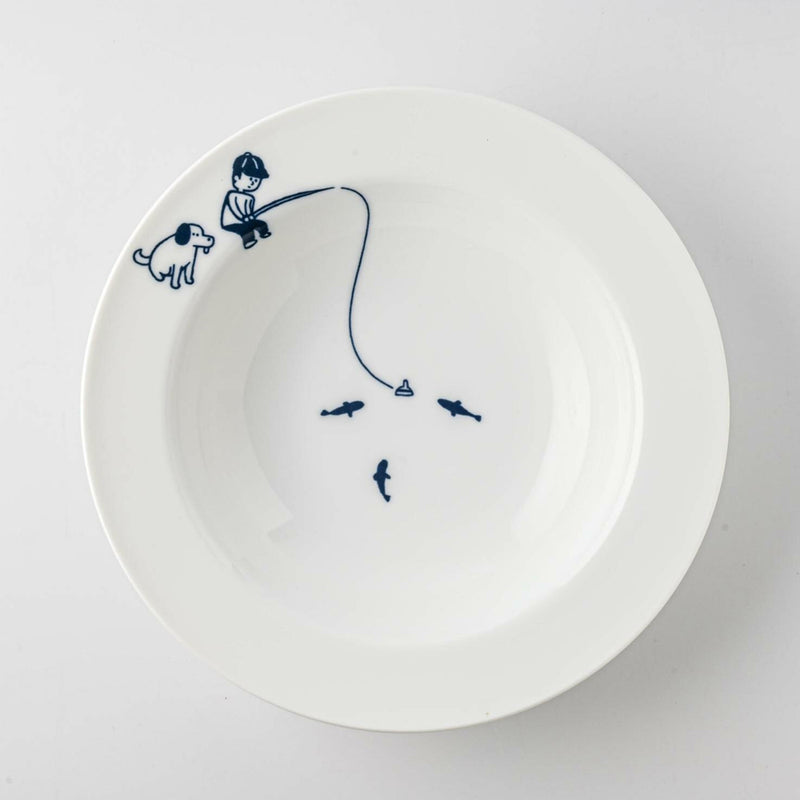 Underwater Adventure 21cm bowl viewed from above