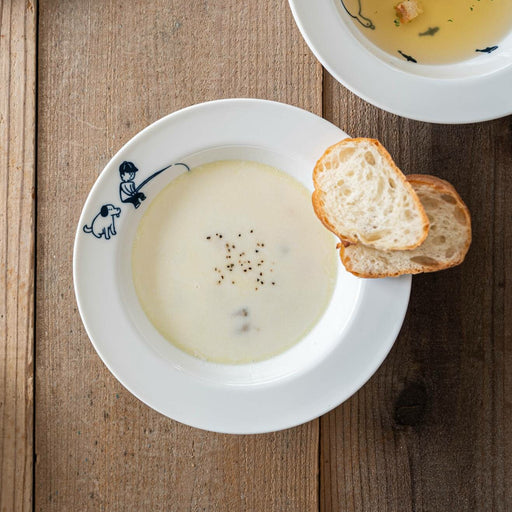 Underwater Adventure 21cm pasta and soup bowl with soup