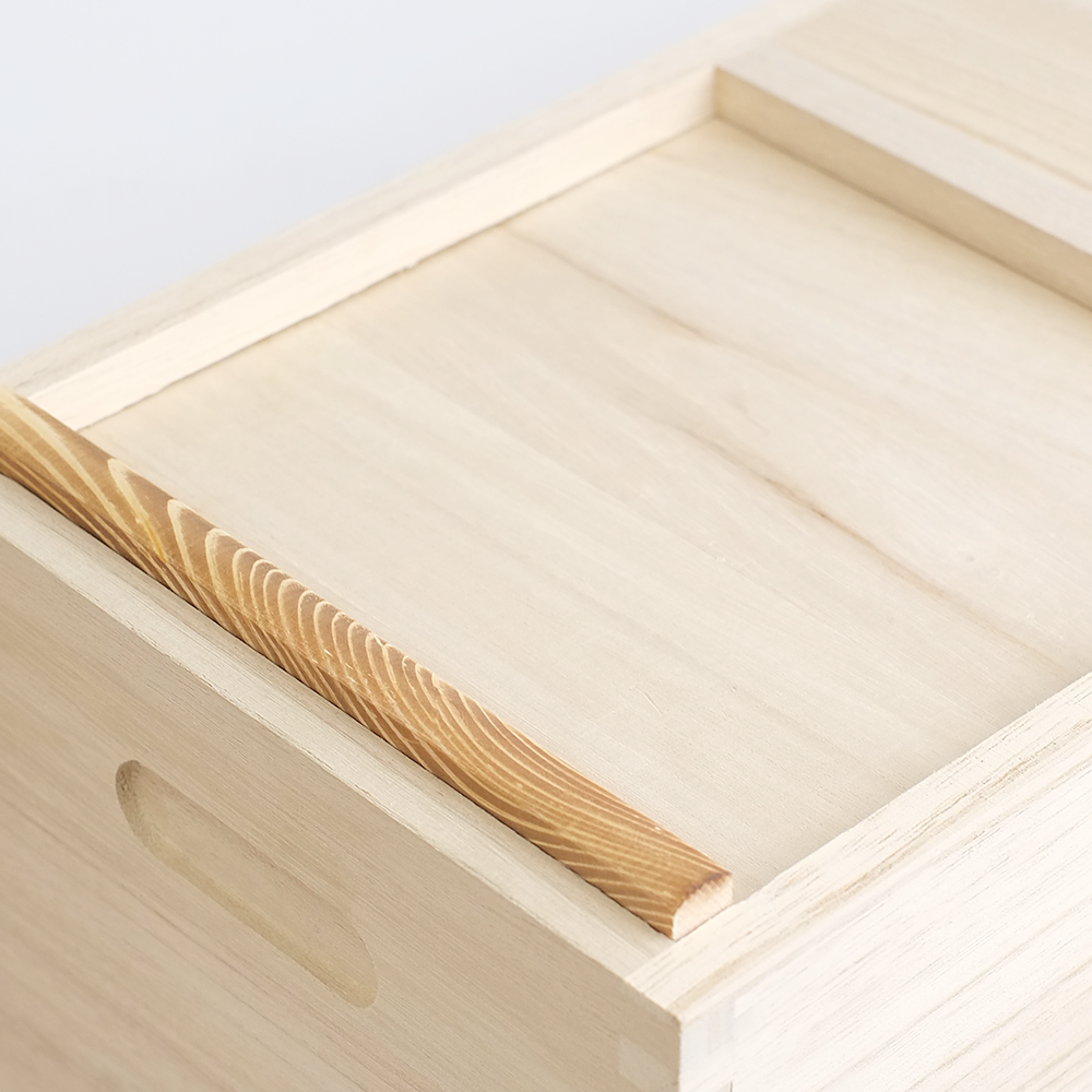 Rectangular Rice Box Wooden Rice Storage Box - 5kg — My Cookware Australia