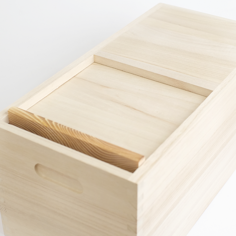 Rice Stack Box Wooden Rice Storage Box - 5kg — My Cookware Australia