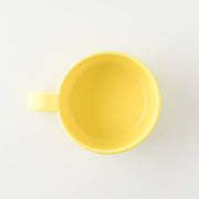 Yamatsu Moment mug yellow viewed from above