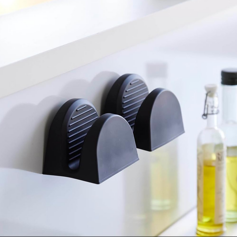 Yamazaki Tower Series Magnetic Silicone Pot Holders - Set of 2