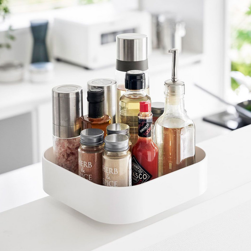 Yamazaki Tower Series Rotating Storage Tray
