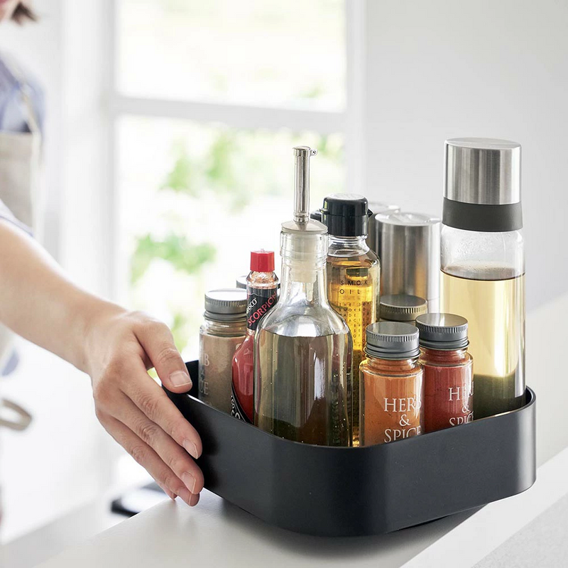 Yamazaki Tower Series Rotating Storage Tray