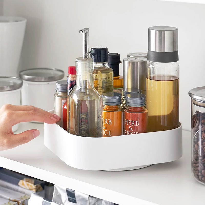 Yamazaki Tower Series Rotating Storage Tray