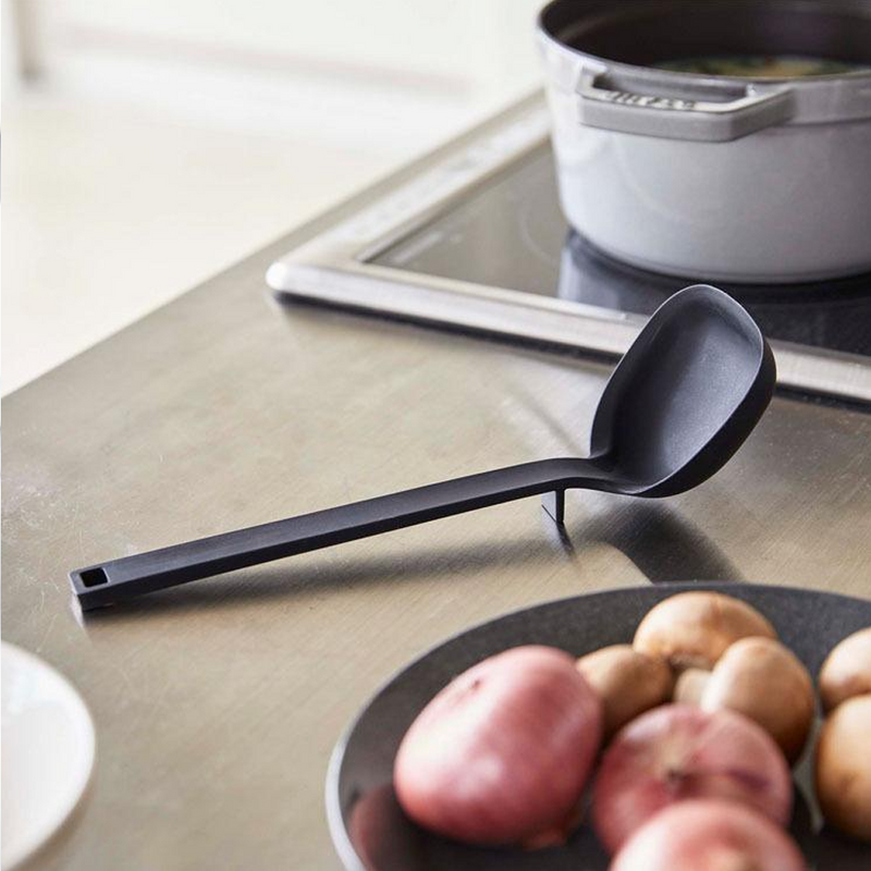 Yamazaki Tower Series Silicone Ladle - 25.5cm