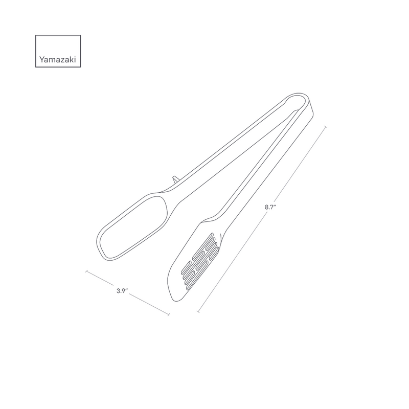 Yamazaki Tower Series Silicone Tong 8