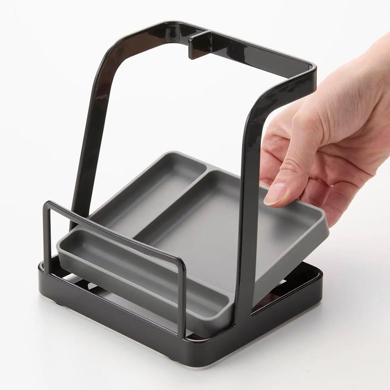 Yamazaki Tower Series Utensil and Lid Stand - Large